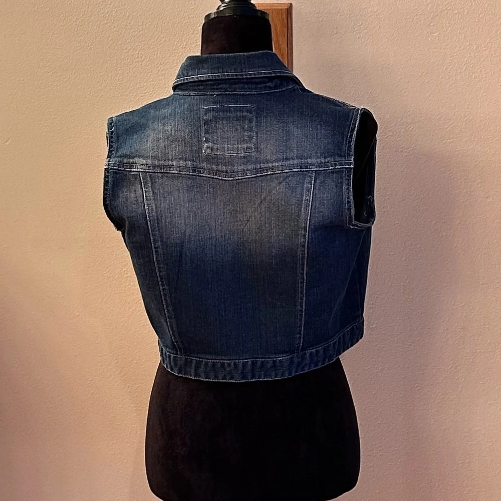 Justice Denim Vest size 18